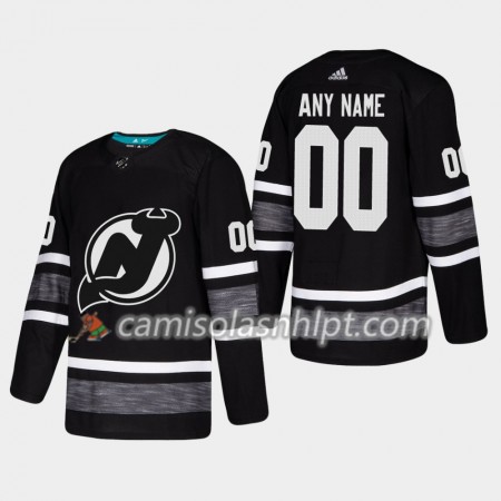 Camisola New Jersey Devils Personalizado 2019 All-Star Adidas Preto Authentic - Homem